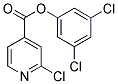 3,5-DICHLOROPHENYL 2-CHLOROISONICOTINATE 结构式