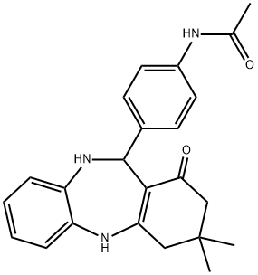 N-(4-(3,3-dimethyl-1-oxo-2,3,4,5,10,11-hexahydro-1H-dibenzo[b,e][1,4]diazepin-11-yl)phenyl)acetamide