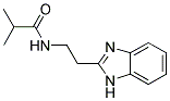 N-[2-(1H-BENZIMIDAZOL-2-YL)ETHYL]-2-METHYLPROPANAMIDE 结构式