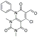 5-CHLORO-1,3-DIMETHYL-2,4,7-TRIOXO-8-PHENYL-1,2,3,4,7,8-HEXAHYDROPYRIDO[2,3-D]PYRIMIDINE-6-CARBOXALDEHYDE 结构式