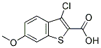 3-CHLORO-6-METHOXY-BENZO[B]THIOPHENE-2-CARBOXYLIC ACID 结构式