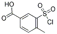 3-Chlorosulfonyl-4-methyl-benzoic acid 结构式
