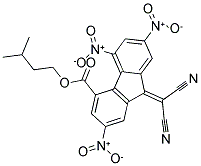 ISOPENTYL 9-(DICYANOMETHYLIDENE)-2,5,7-TRINITRO-9H-FLUORENE-4-CARBOXYLATE 结构式