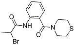 N1-[2-(1,4-THIAZINAN-4-YLCARBONYL)PHENYL]-2-BROMOPROPANAMIDE 结构式