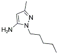 5-METHYL-2-PENTYL-2H-PYRAZOL-3-YLAMINE 结构式