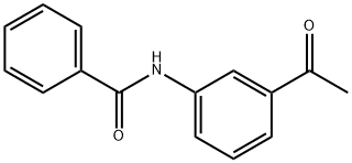N-(3-乙酰苯基)苯甲酰胺 结构式