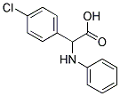 (4-CHLORO-PHENYL)-PHENYLAMINO-ACETIC ACID 结构式