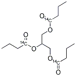 TRIBUTYRIN, [BUTYRIC-1-14C] 结构式