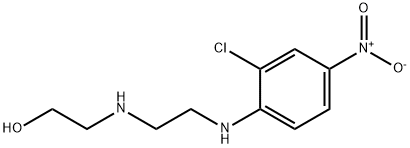 2-[2-[(2-氯-4-硝基-苯基)氨基]乙基氨基]乙醇 结构式