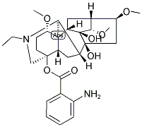 N-DESACETYLLAPPACONITINE 结构式