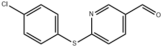 6-[(4-CHLOROPHENYL)SULFANYL]NICOTINALDEHYDE 结构式