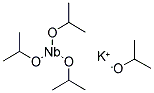 异丙醇铌钾, 2.5% W/V IN ISOPROPANOL, 99% (METALS BASIS) 结构式