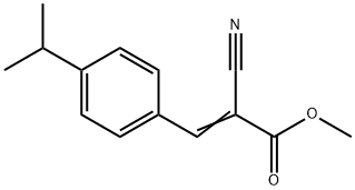 METHYL 2-NITRILO-3-(4-(ISOPROPYL)PHENYL)PROP-2-ENOATE 结构式