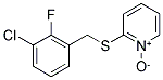 2-[(3-CHLORO-2-FLUOROBENZYL)THIO]PYRIDINIUM-1-OLATE 结构式