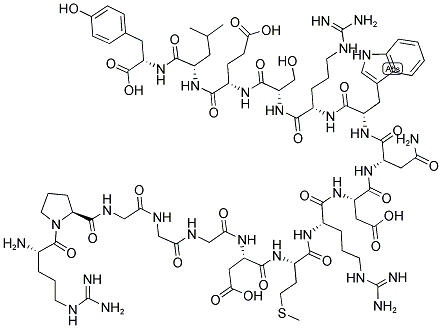 Arg-Pro-Gly-Gly-Gly-Asp-Met-Arg-Asp-Asn-Trp-Arg-Ser-Glu-Leu-Tyr 结构式