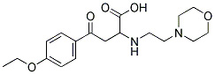 4-(4-ETHOXYPHENYL)-2-[(2-MORPHOLINOETHYL)AMINO]-4-OXOBUTANOIC ACID 结构式