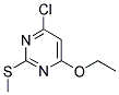 6-CHLORO-4-ETHOXY-2-METHYLMERCAPTOPYRIMIDINE 结构式