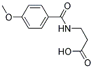 3-[(4-METHOXYBENZOYL)AMINO]PROPANOIC ACID 结构式