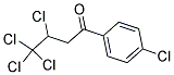 3,4,4,4-TETRACHLORO-1-(4-CHLOROPHENYL)BUTAN-1-ONE 结构式