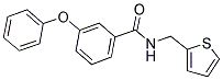 (3-PHENOXYPHENYL)-N-(2-THIENYLMETHYL)FORMAMIDE 结构式