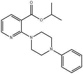 ISOPROPYL 2-(4-PHENYLPIPERAZINO)NICOTINATE 结构式