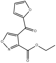 4-(呋喃-2-羰基)异噁唑-3-甲酸乙酯 结构式