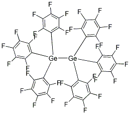 HEXAKIS(PENTAFLUOROPHENYL)DIGERMANE 结构式