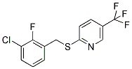 2-[(3-CHLORO-2-FLUOROBENZYL)THIO]-5-(TRIFLUOROMETHYL)PYRIDINE 结构式