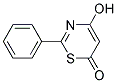 4-HYDROXY-2-PHENYL-6H-1,3-THIAZIN-6-ONE 结构式