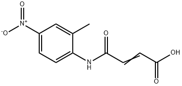3-(2-Methyl-4-nitro-phenylcarbamoyl)-acrylic acid 结构式
