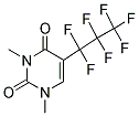 1,3-DIMETHYL-5-HEPTAFLUOROPROPYLURACIL 结构式