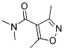 N,N,3,5-TETRAMETHYL-4-ISOXAZOLECARBOXAMIDE 结构式