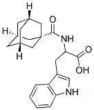 2-[(ADAMANTANE-1-CARBONYL)-AMINO]-3-(1H-INDOL-3-YL)-PROPIONIC ACID 结构式