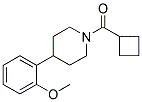 CYCLOBUTYL[4-(2-METHOXYPHENYL)PIPERIDINO]METHANONE 结构式