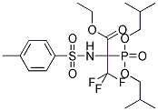 ETHYL 2-(DIISOBUTOXYPHOSPHORYL)-3,3,3-TRIFLUORO-2-([(4-METHYLPHENYL)SULFONYL]AMINO)PROPANOATE 结构式