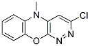 3-CHLORO-10-METHYL-10H-9-OXA-1,2,10-TRIAZA-ANTHRACENE 结构式
