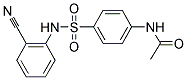 N-(4-([(2-CYANOPHENYL)AMINO]SULFONYL)PHENYL)ACETAMIDE 结构式