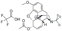 6-ACETYLCODEINE-(N-METHYL-D3) TRIFLUOROACETATE 结构式