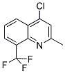 4-氯-2-甲基-8-(三氟甲基)喹啉 结构式