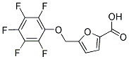 5-PENTAFLUOROPHENYLOXYMETHYL-FURAN-2-CARBOXYLIC ACID 结构式