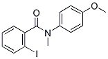 2-IODO-N-(4-METHOXYPHENYL)-N-METHYLBENZAMIDE 结构式