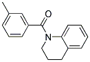 3,4-DIHYDRO-1(2H)-QUINOLINYL(3-METHYLPHENYL)METHANONE 结构式