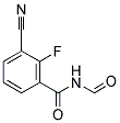 3-Cyano-2-fluoro-N-formylbenzamide 结构式