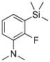 1-(DIMETHYLAMINO)-2-FLUORO-3-(TRIMETHYLSILYL)BENZENE 结构式