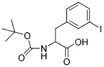 Boc-d, L-Phe(3-i) 结构式