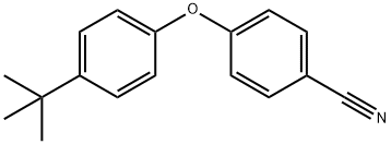 4-(4-TERT-BUTYLPHENOXY)BENZONITRILE 结构式