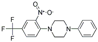 1-[2-Nitro-4-(trifluoromethyl)phenyl]-4-phenylpiperazine 结构式