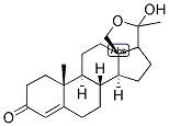 4-PREGNEN-18-OL, 3,20-DIONE (20-ALPHA AND 20-BETA OLS) 18,20-HEMIKETAL 结构式