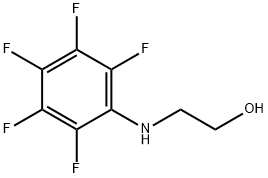 2-(2,3,4,5,6-PENTAFLUOROANILINO)-1-ETHANOL 结构式