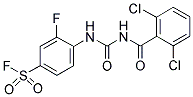 4-(([(2,6-Dichlorobenzoyl)amino]carbonyl)amino)-3-fluorobenzenesulfonyl fluoride 结构式
